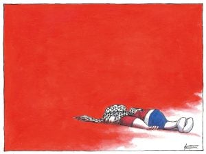 Σκίτσο της Εφ.Συν. [Μ.Κουντούρης 21.10.2023]